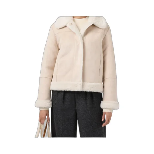 Lorayne Faux-Shearling-Collar Jacket