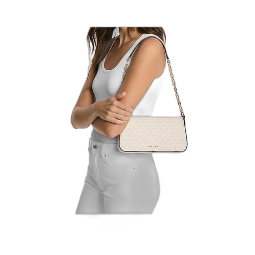 Michael Michael Kors Empire Medium Signature Logo Chain-Link Pochette