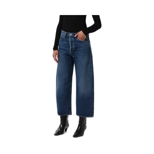 Denim Trousers With Belt Loops