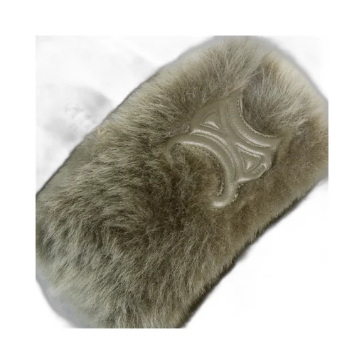 Triomphe Shearling Slipper