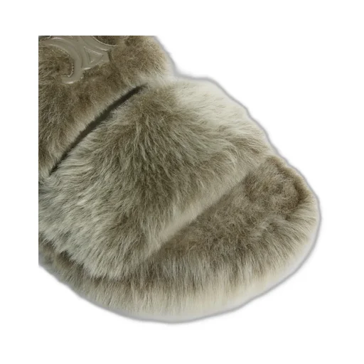 Triomphe Shearling Slipper
