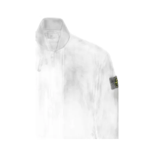 Stone Island Logo Patch Zipped Bomber Jacket