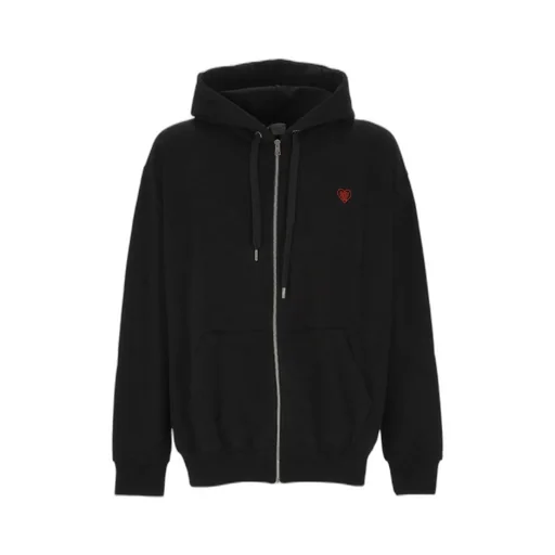 Family First Heart Zip-Up Hoodie