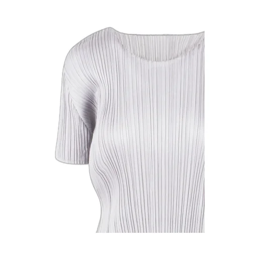 Pleats Please Issey Miyake Crewneck Pleated Top