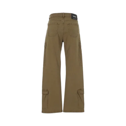 Off-White Logo Embroidered Zip Detailed Trousers