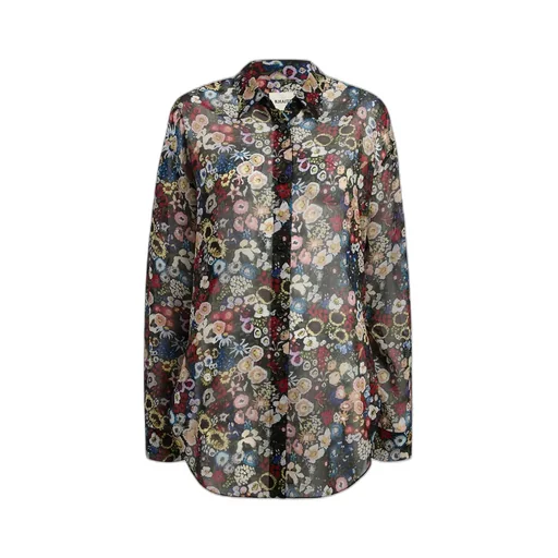 Khaite Goya Floral Printed Buttoned Shirt