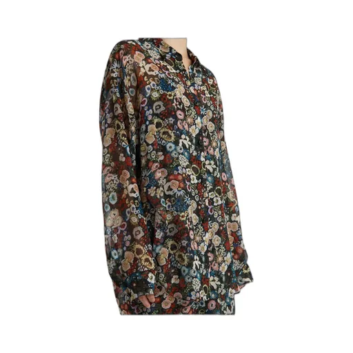 Khaite Goya Floral Printed Buttoned Shirt