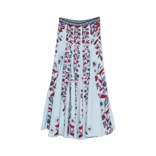 Floral-Print Skirt