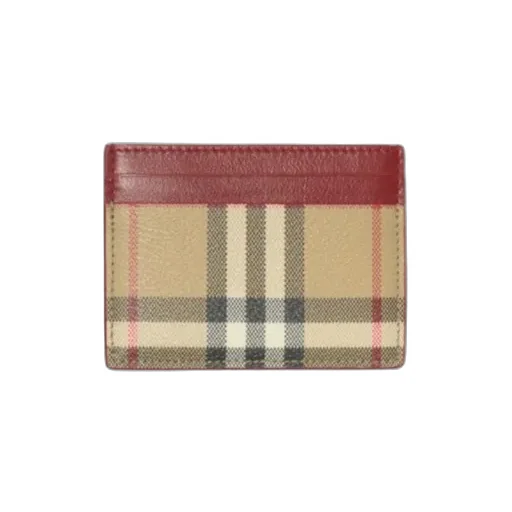Burberry Check Card Case
