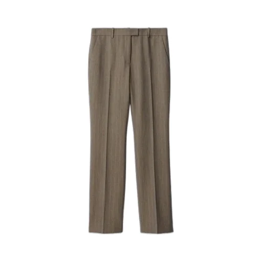 Striped Straight Trousers