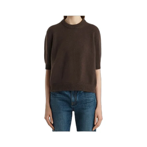 Khaite Short Sleeved Crewneck Jumper