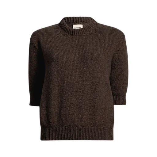 Khaite Short Sleeved Crewneck Jumper