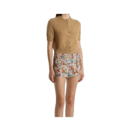 Khaite Nora Short-Sleeved Cardigan