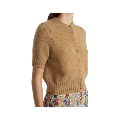Khaite Nora Short-Sleeved Cardigan