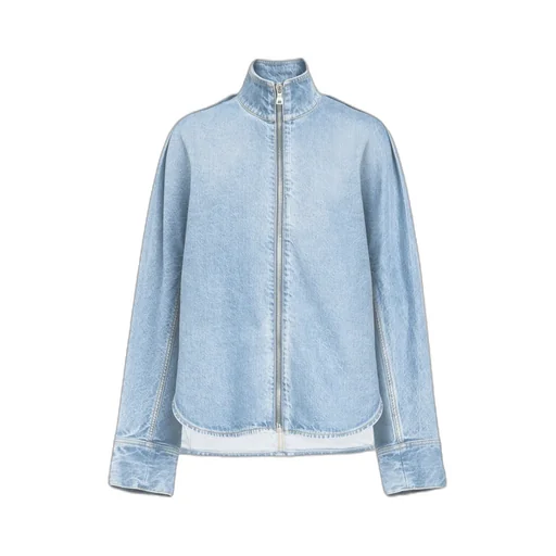 Alaa Zipped Denim Shirt
