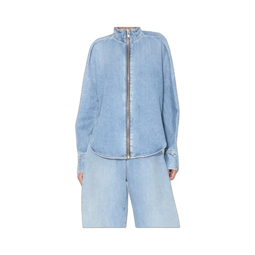 Alaa Zipped Denim Shirt