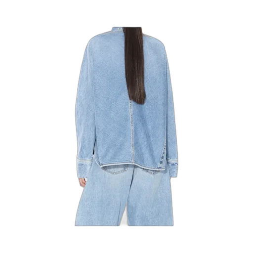 Alaa Zipped Denim Shirt