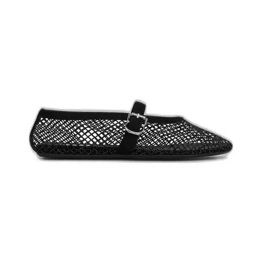 Fishnet Ballet Flats