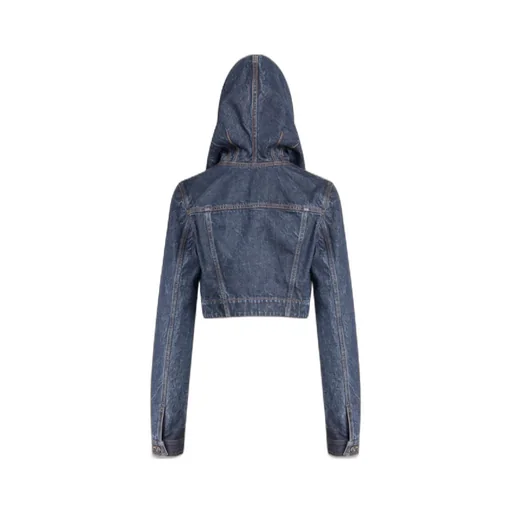 Alaa Cropped Hooded Jacket
