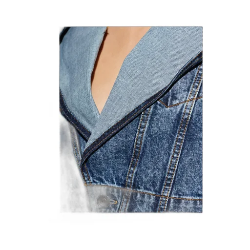 AlaÏA Hooded Denim Jacket