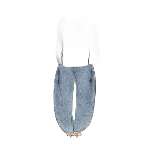 Petal Denim Pants