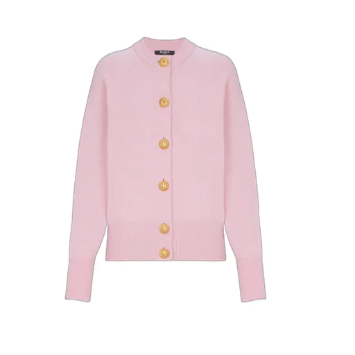 Balmain Buttoned Crewneck Cardigan