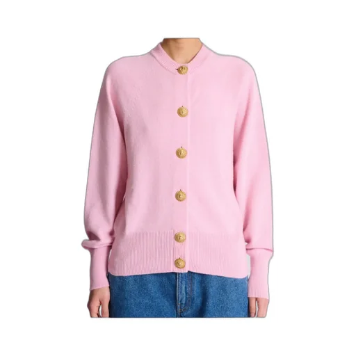 Balmain Buttoned Crewneck Cardigan
