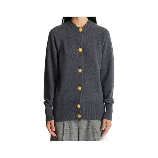 Balmain Buttoned Crewneck Cardigan