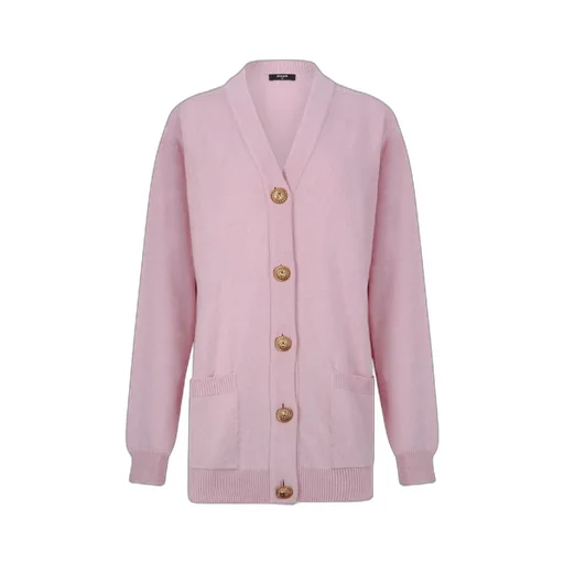 V-Neck Button Cardigan