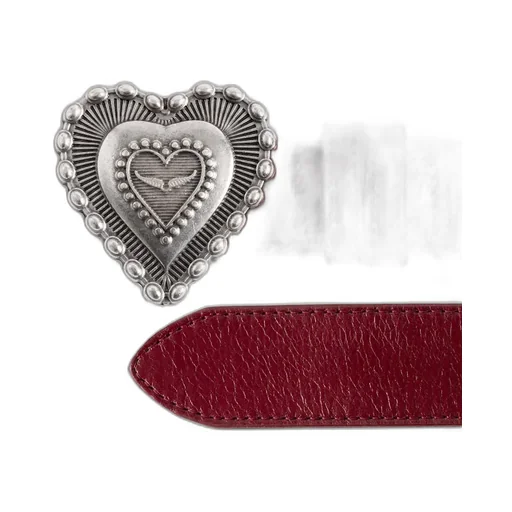 Patent Leather Belt With A Crinkled Effect
