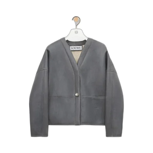 Loewe Pebble Leather Cardigan