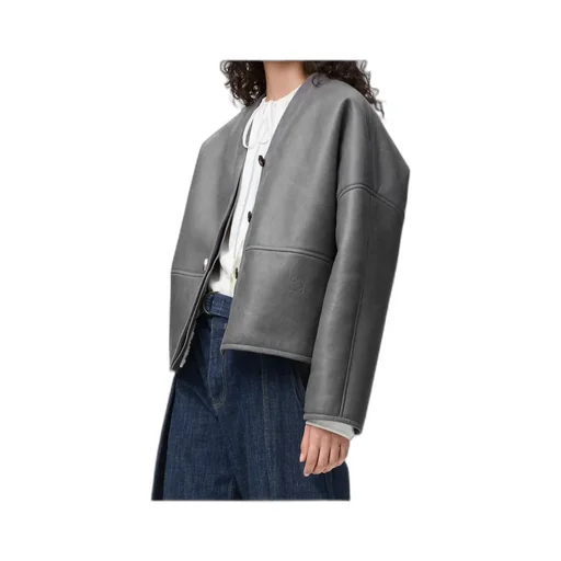 Loewe Pebble Leather Cardigan