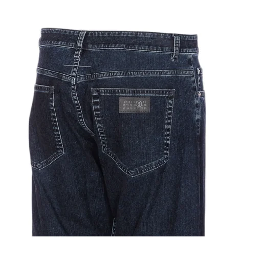 Mm6 Maison Margiela Straight Leg Faded Jeans