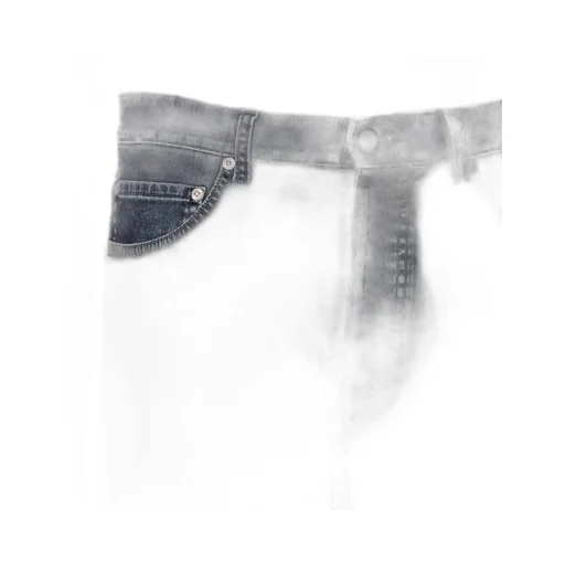 Mm6 Maison Margiela Straight Leg Faded Jeans