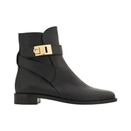 Hug Buckle Ankle Boot