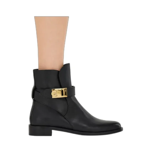 Hug Buckle Ankle Boot