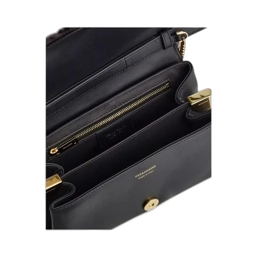Ferragamo Magnetic Snap Closure Crossbody Bag