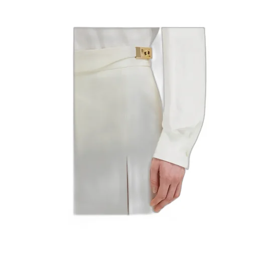 High Slit Pencil Skirt