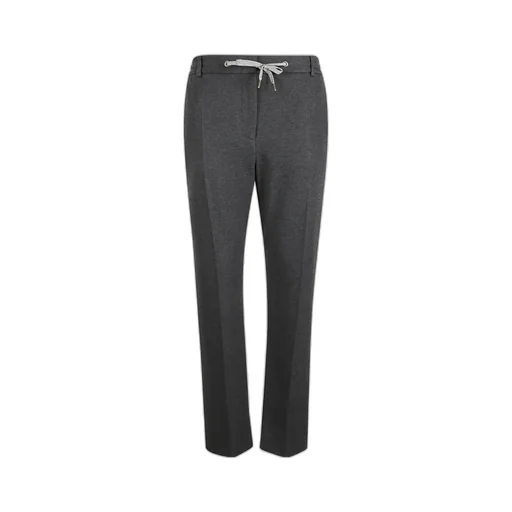 Tie-Up Pleated Track Pants