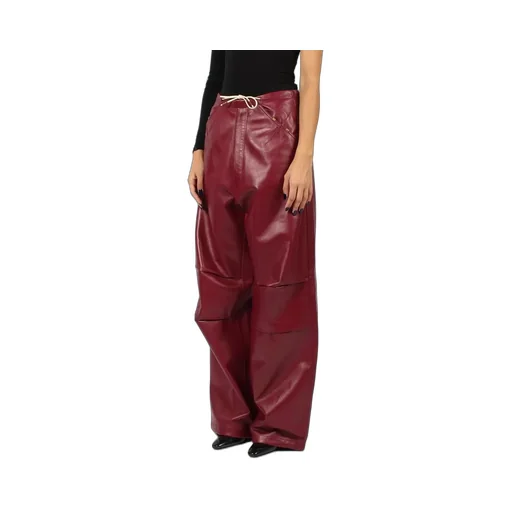 Daisy Plonge Nappa Leather Military Trousers