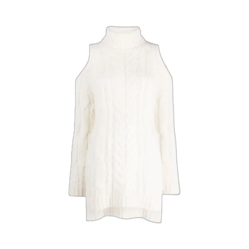 P.A.R.O.S.H. Roll Neck Cold-Shoulder Jumper