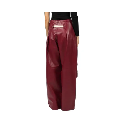 Daisy Plonge Nappa Leather Military Trousers