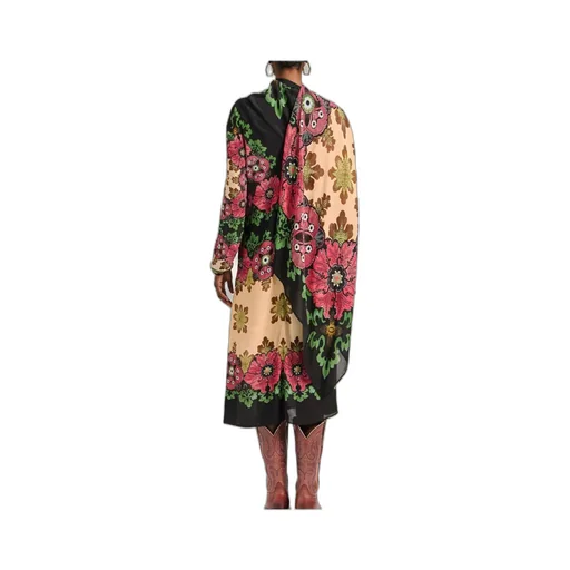 Karis Floral-Print Asymmetric Dress