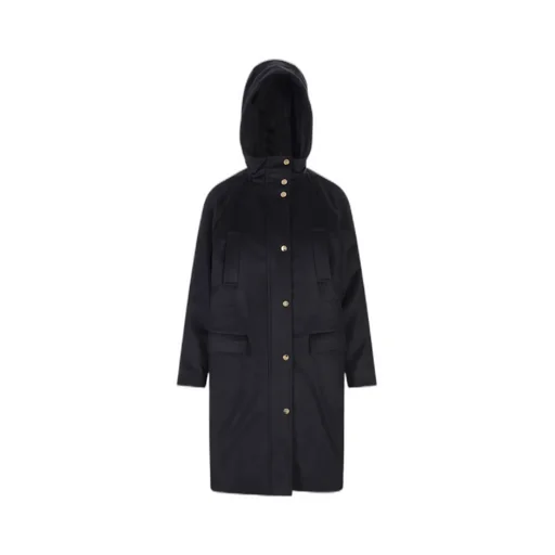 Max Mara Studio Long-Sleeved Hooded Parka