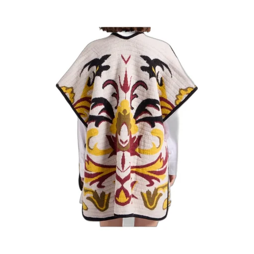 Floral-Pattern Cape