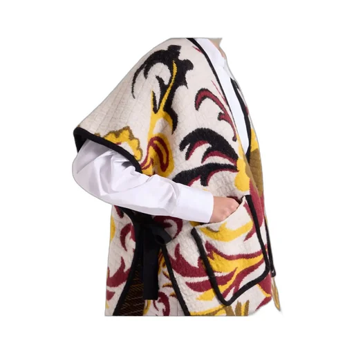 Floral-Pattern Cape