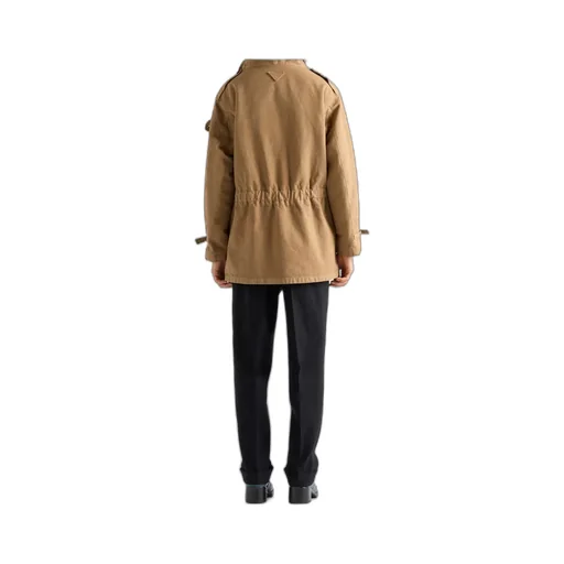 Hooded Shearling-Trimmed Parka