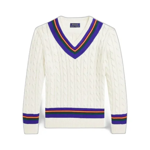 Long-Sleeved Cable Knit Sweater