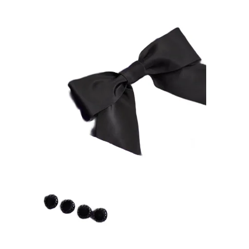 Valentino Bow Detailed Ruched Peacoat