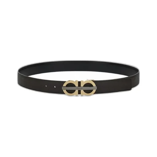 Reversible And Adjustable Gancini Belt